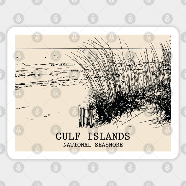 Gulf Islands National Seashore Sticker by Lakeric